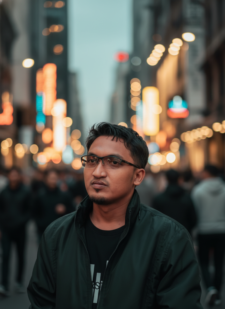 estetik-malam-hari urban-street-from-AI